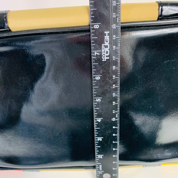 JM New York Colorblock Tote Bag 80s Style Weekender Travel Overnight VTG Fashion - Picture 11 of 15